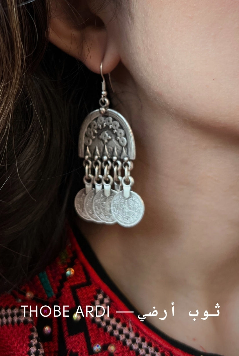 Dome & Coins Earrings