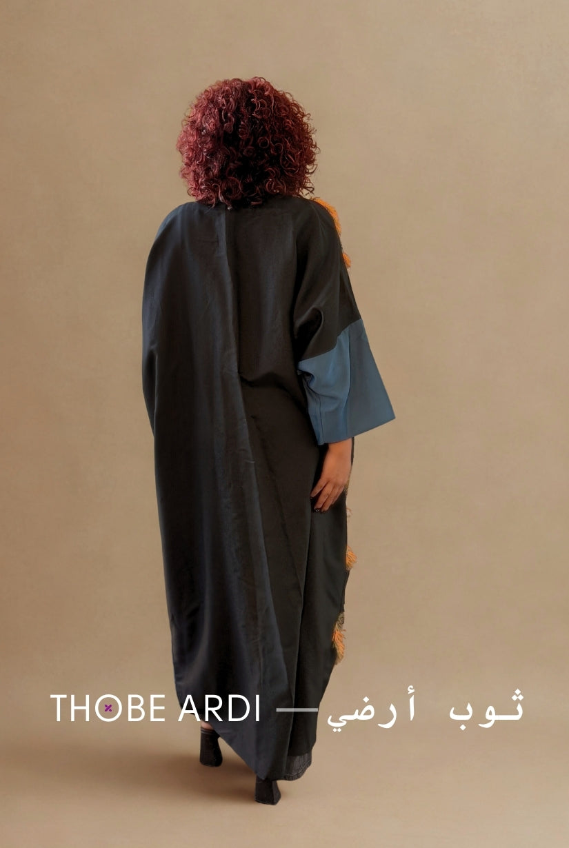 Zeinab Diamond Asymmetrical Abaya