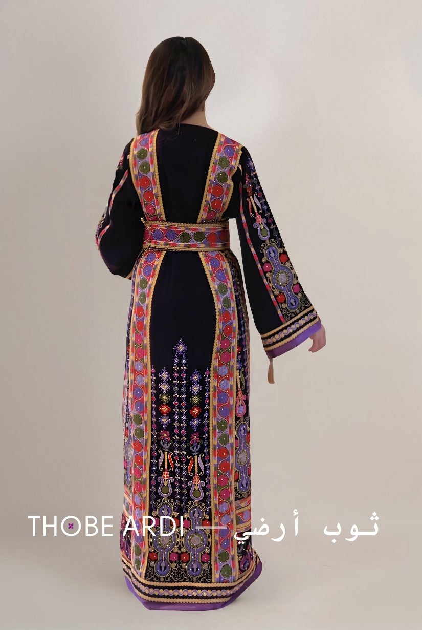 Classic Purple Multicolor Thobe