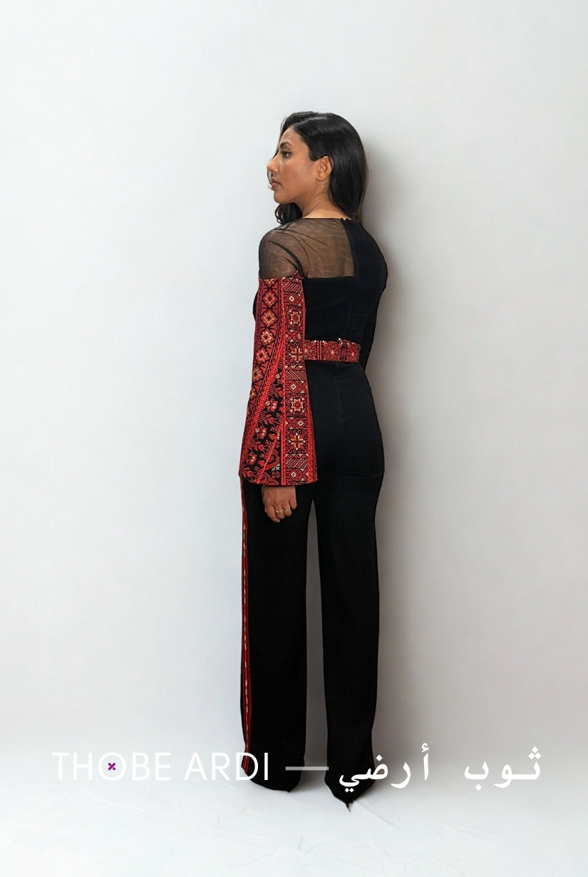 Tatreez Jumpsuit with a Twist