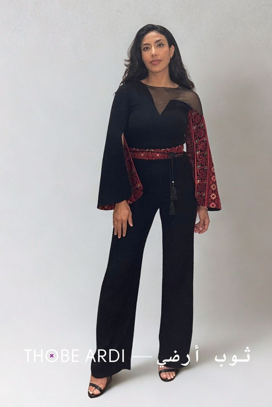 Tatreez Jumpsuit with a Twist