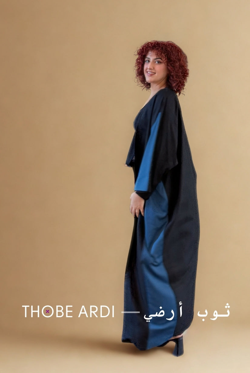 Zeinab Diamond Asymmetrical Abaya