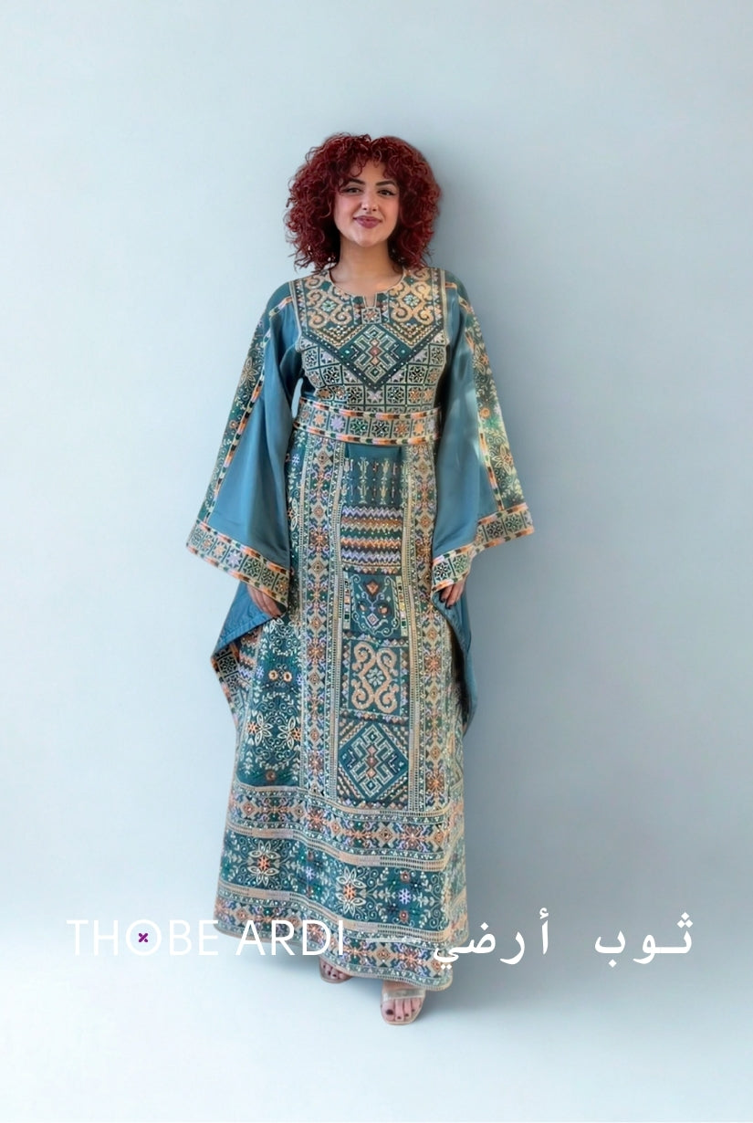 Najat Extra Wide Sleeve Thobe