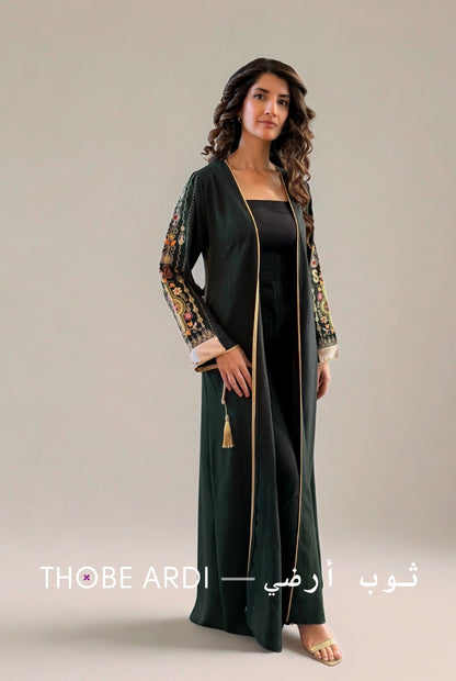 Nora Green Tatreez Abaya