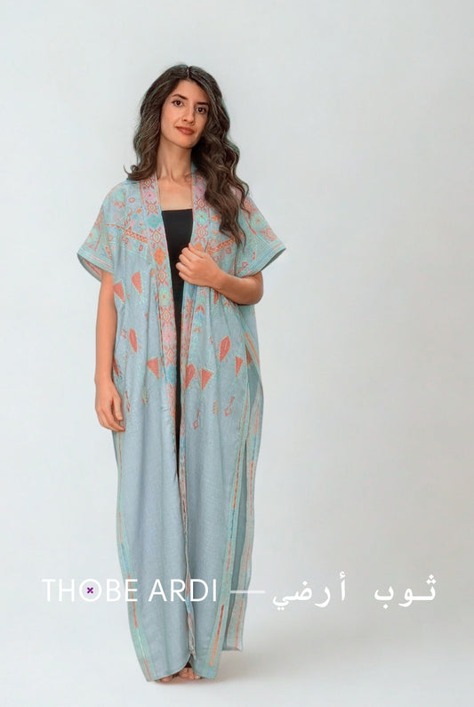 Multicolored Tatreez Bisht