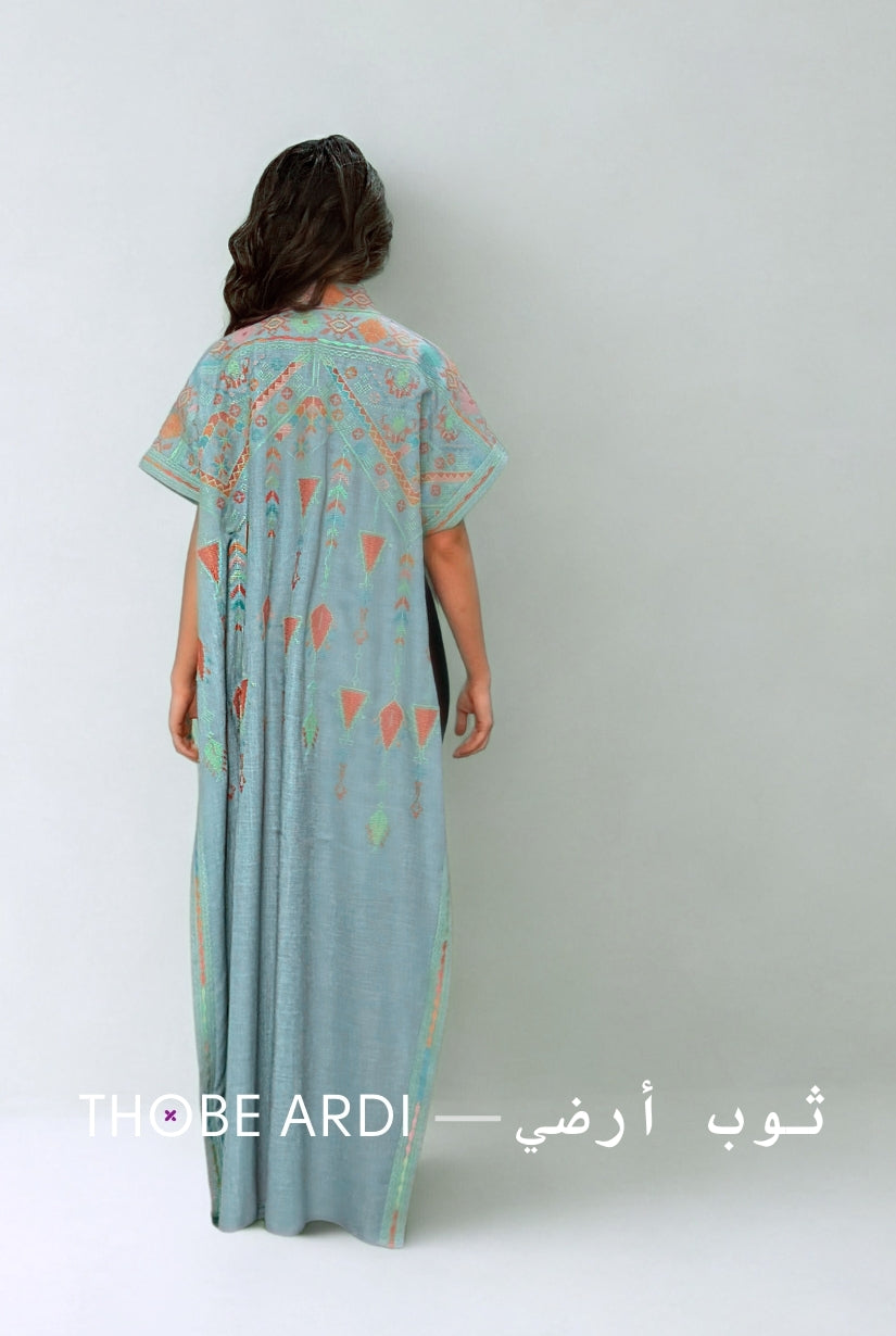 Multicolored Tatreez Bisht