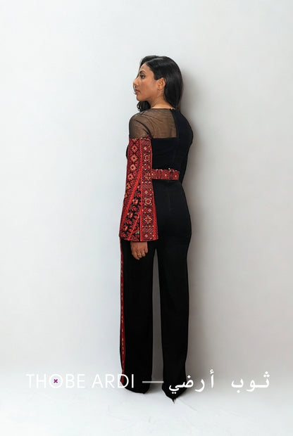 Tatreez Jumpsuit with a Twist