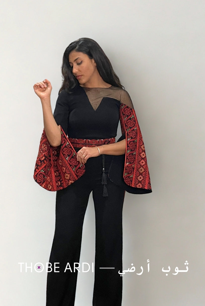 Tatreez Jumpsuit with a Twist