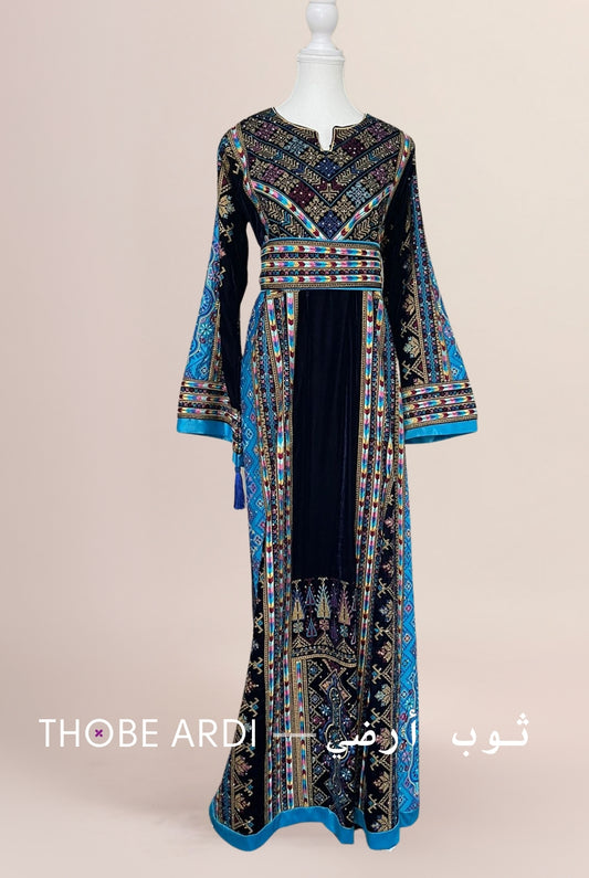 Royal Velvet Satin Thobe