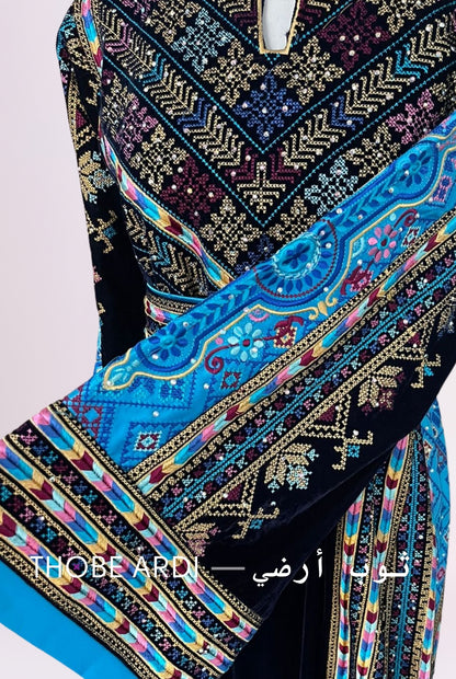 Royal Velvet Satin Thobe