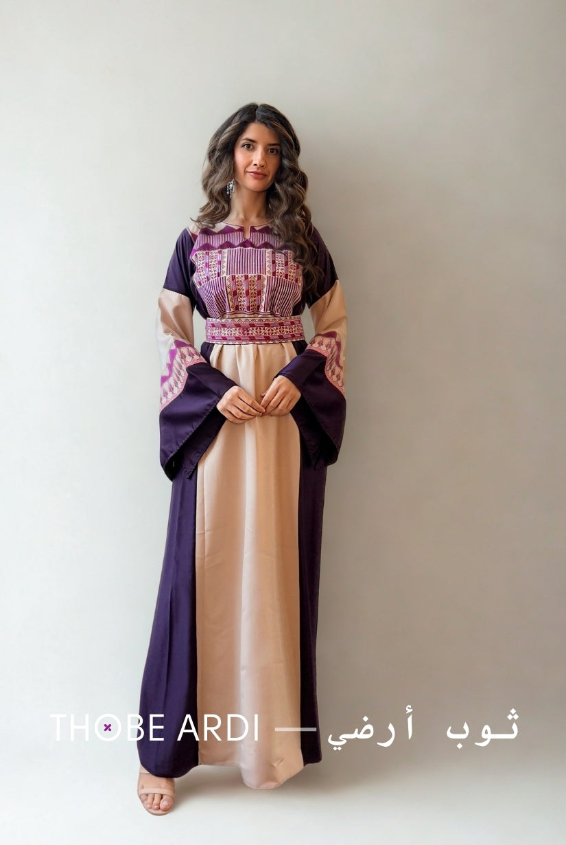 Nisreen Purple Bedouin Thobe