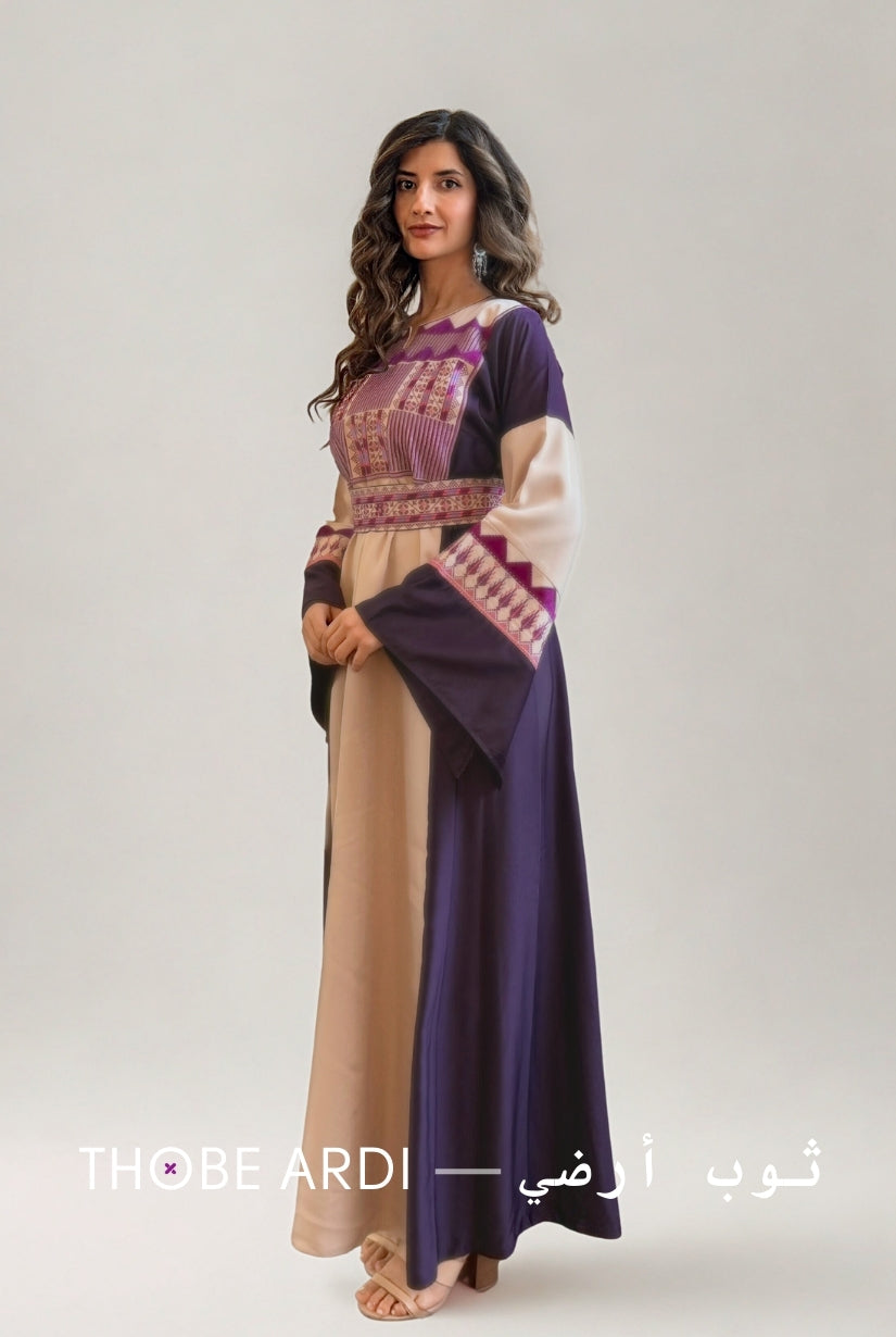 Nisreen Purple Bedouin Thobe
