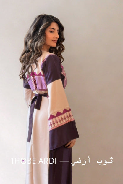 Nisreen Purple Bedouin Thobe