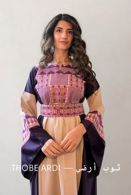 Nisreen Purple Bedouin Thobe