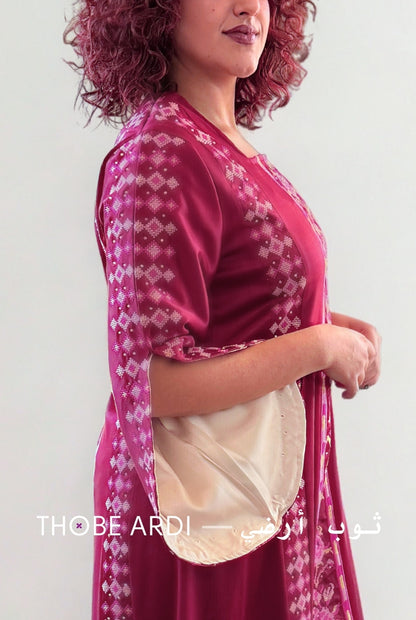 Pomegranate Rose Tatreez Dress
