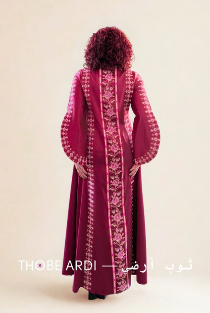 Pomegranate Rose Tatreez Dress
