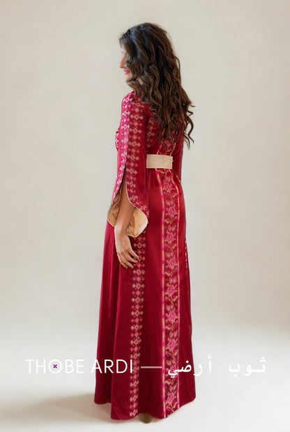 Pomegranate Rose Tatreez Dress